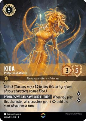 Kida - Protector of Atlantis 2024 Into the Inklands #206/204